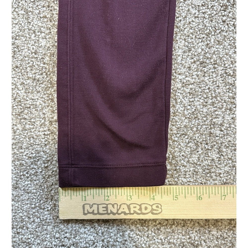 White House Black Market Burgundy Leggings Size Small - Picture 4 of 9